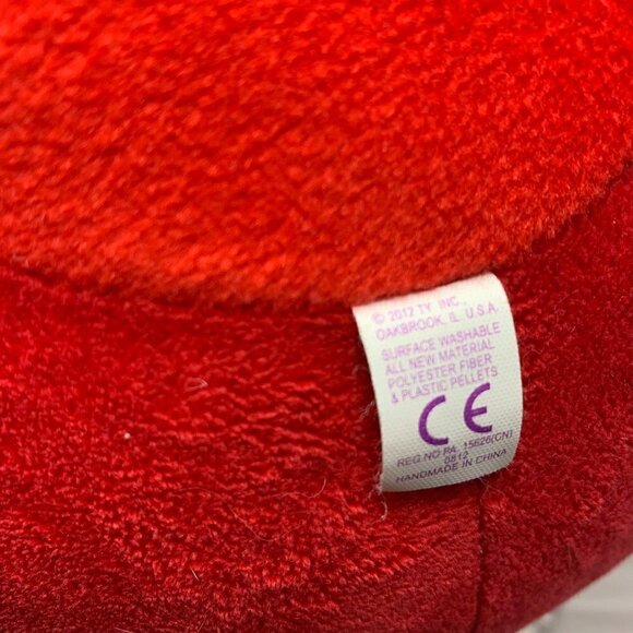 Ty Beanie Ballz 12'' Plush ALVIN Red Chipmunk Stuffed Plush Ball  Red Outfit 034 - Picture 7 of 8